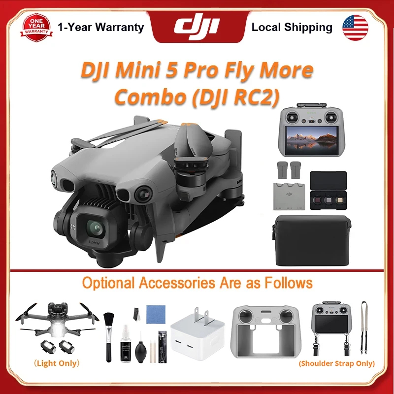 Drone Kit Beginner - DJI Mini 5 Pro Fly Combo:
